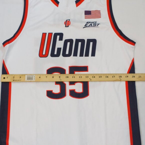 NEW Men's UConn Huskies Azzi Fudd White Away Jersey Size Medium - Picture 3 of 7